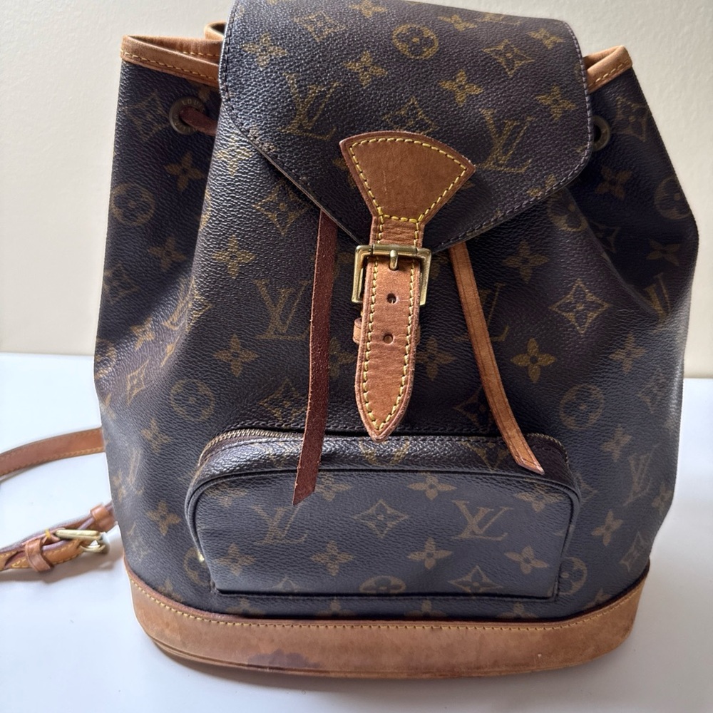 Authentic Louis Vuitton Monogram Montsouris MM Backpack